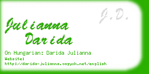 julianna darida business card